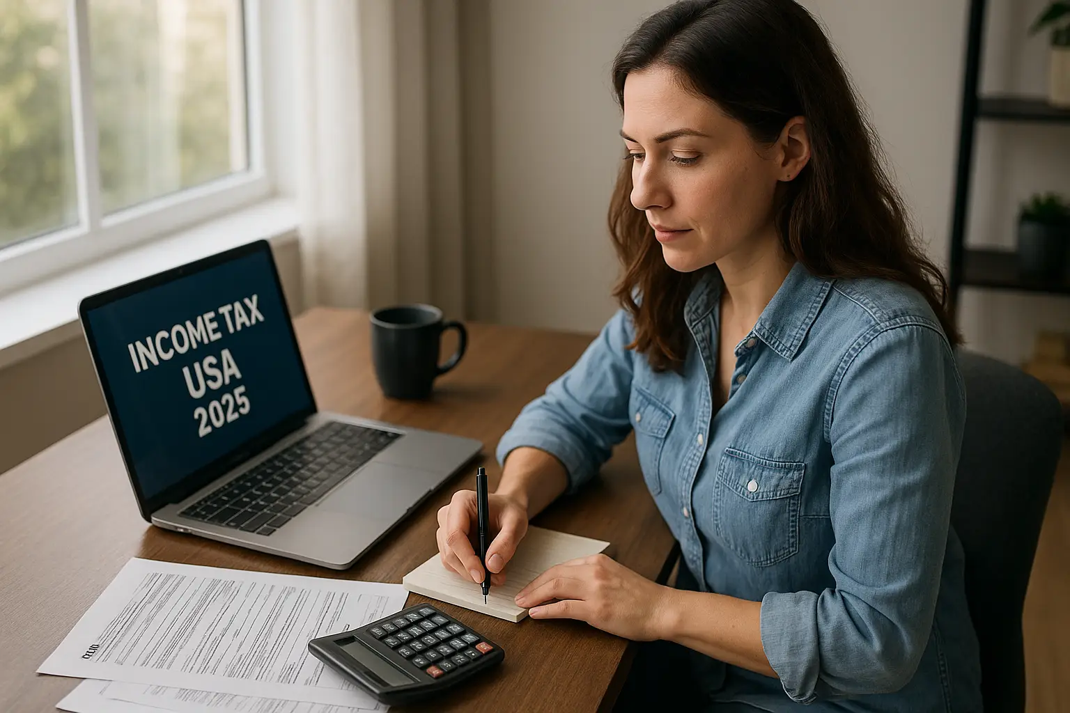 Calculate income tax in USA 2025