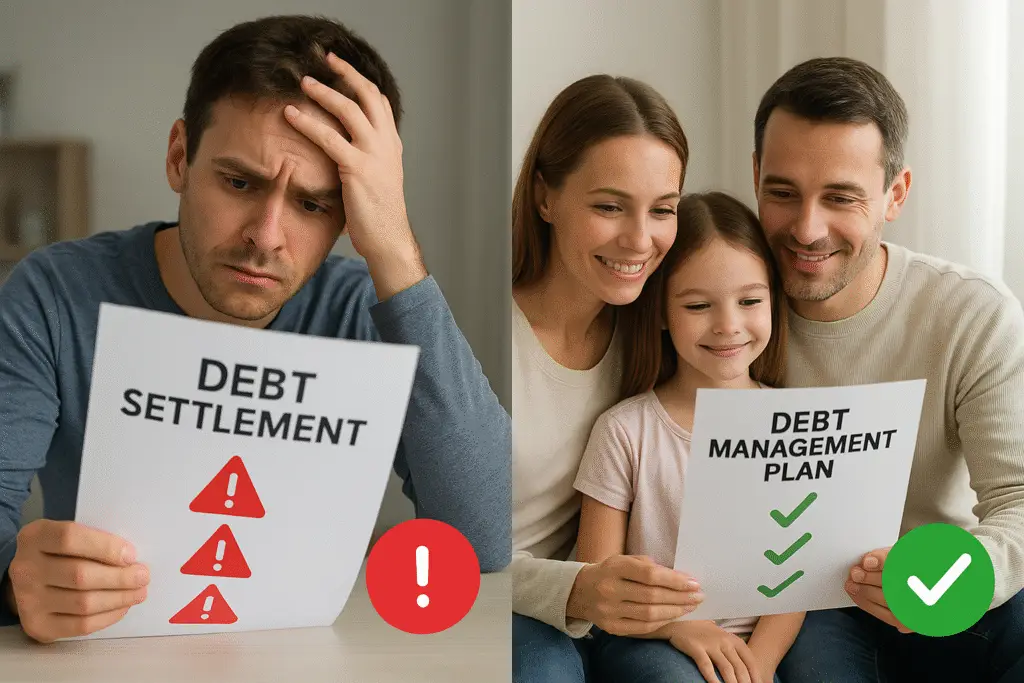 Debt Settlement vs Debt Management in USA 2025
