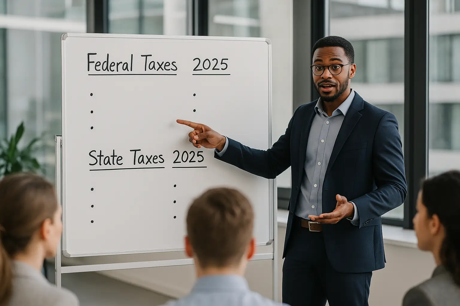 State vs federal taxes in USA 2025