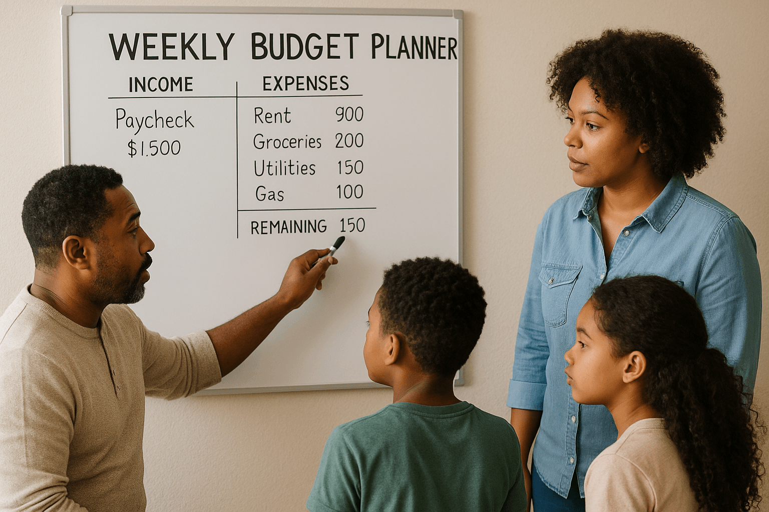 Weekly Budget Planner USA